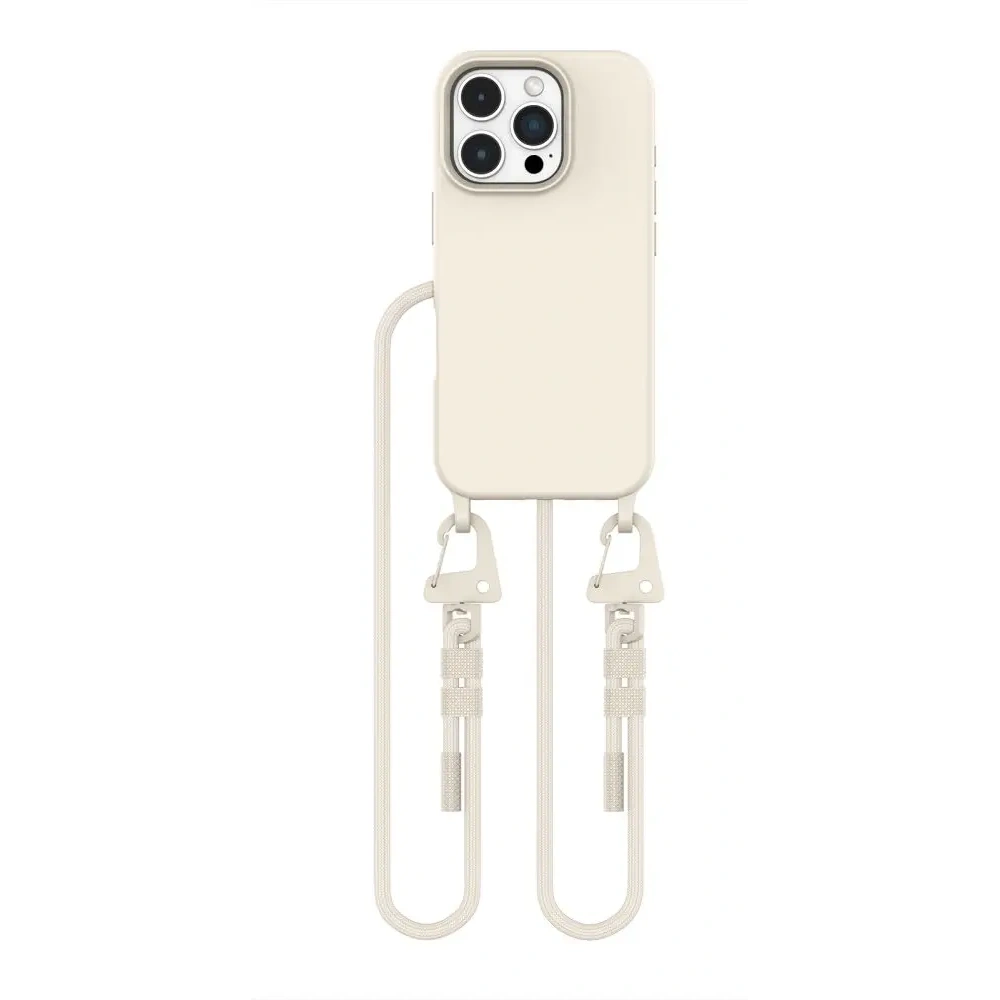 Etui Tech-Protect Magnecklace MagSafe Apple iPhone 16 Pro Max Latte - iPhone 16 Pro Max - Tech-Protect