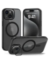 Etui Tech-Protect Magstand MagSafe Apple iPhone 15 Matte Black - iPhone 15 - Tech-Protect