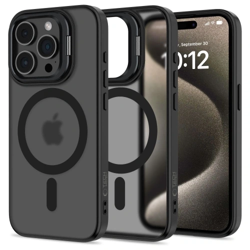Kup Tech-Protect Magstand MagSafe Apple iPhone 15 Pro Matt Schwarz - THP3166 - {ean13} - Sklep Home Screen