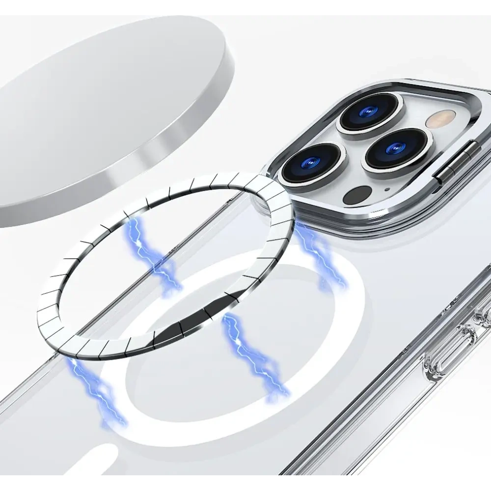 Etui Tech-Protect Magstand MagSafe Apple iPhone 16 Pro Max Clear - iPhone 16 Pro Max - Tech-Protect