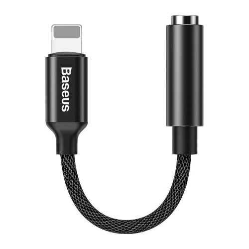 Kup Baseus Audio-Adapter L3.5 Lightning auf 3.5mm Miniklinke, DAC (schwarz) - BSU998BLK - {ean13} - Sklep Home Screen