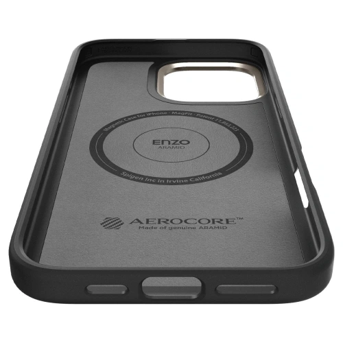 Kup Etui Spigen Enzo Aramid Mag MagSafe Apple iPhone 16 Pro Max Black/natural - SPN16349 - {ean13} - Sklep Home Screen