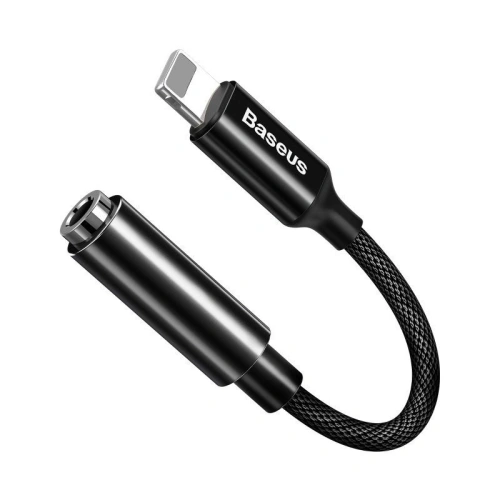 Kup Baseus Audio-Adapter L3.5 Lightning auf 3.5mm Miniklinke, DAC (schwarz) - BSU998BLK - {ean13} - Sklep Home Screen