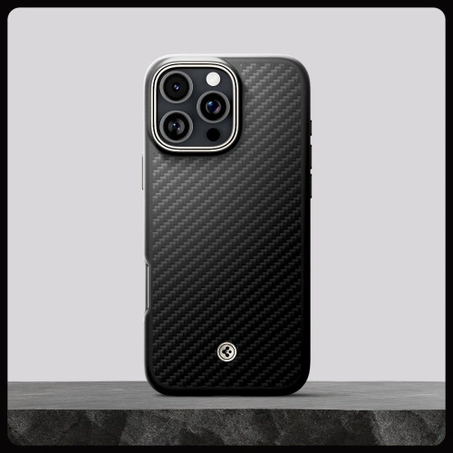 Kup Etui Spigen Enzo Aramid Mag MagSafe Apple iPhone 16 Pro Max Black/natural - SPN16349 - {ean13} - Sklep Home Screen