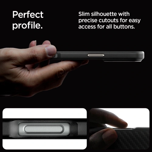 Kup Etui Spigen Enzo Aramid Mag MagSafe Apple iPhone 16 Pro Max Black/natural - SPN16349 - {ean13} - Sklep Home Screen