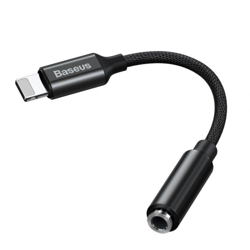 Kup Baseus Audio-Adapter L3.5 Lightning auf 3.5mm Miniklinke, DAC (schwarz) - BSU998BLK - {ean13} - Sklep Home Screen