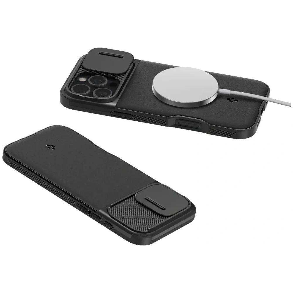 Etui Spigen Optik Armor Mag MagSafe Apple iPhone 16 Pro Max Black - iPhone 16 Pro Max - Spigen