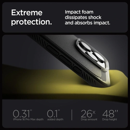 Kup Spigen Rugged Armor Mag MagSafe Apple iPhone 16 Pro Max Matt Fekete - SPN16358 - {ean13} - Sklep Home Screen