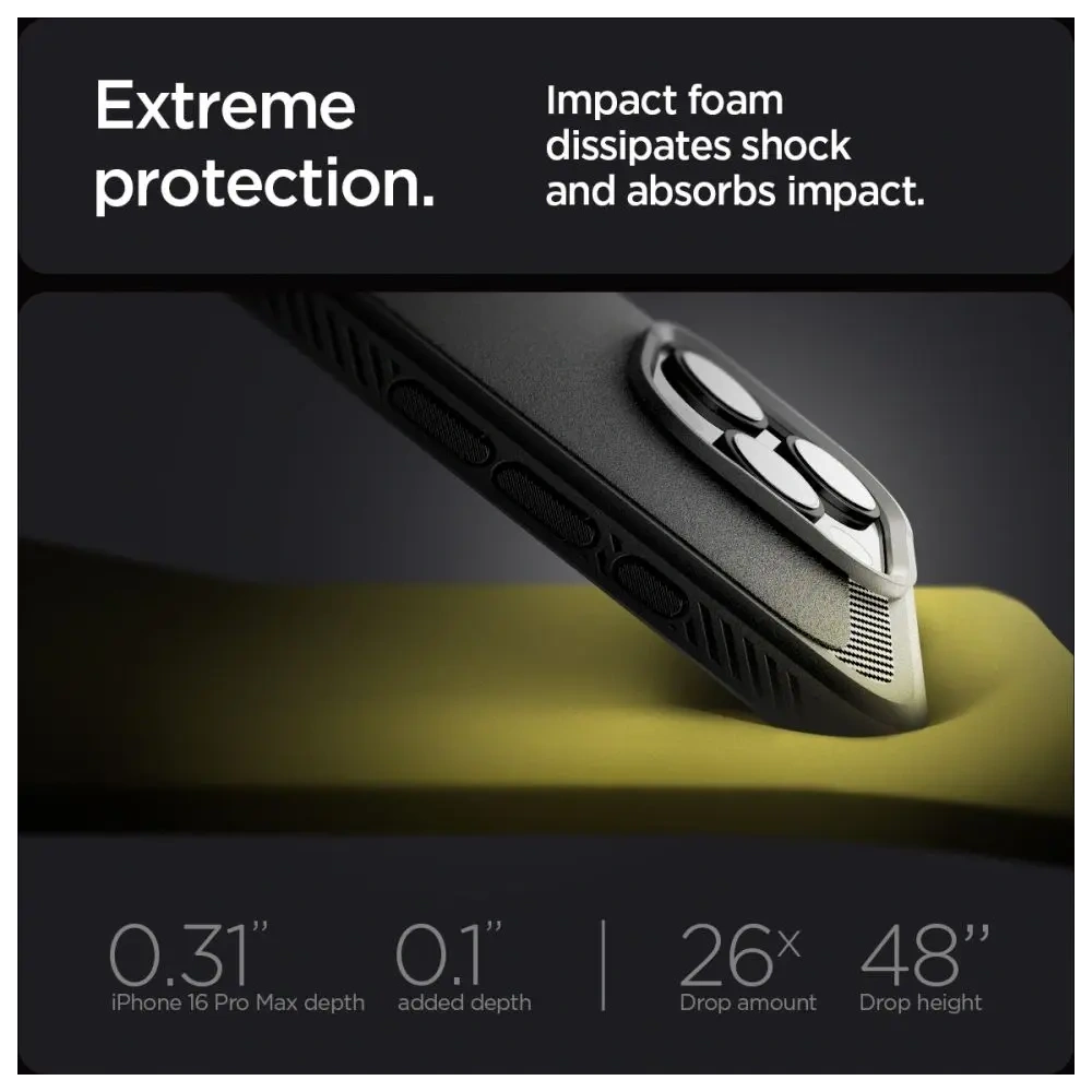 Etui Spigen Rugged Armor Mag MagSafe Apple iPhone 16 Pro Max Matte Black - iPhone 16 Pro Max - Spigen