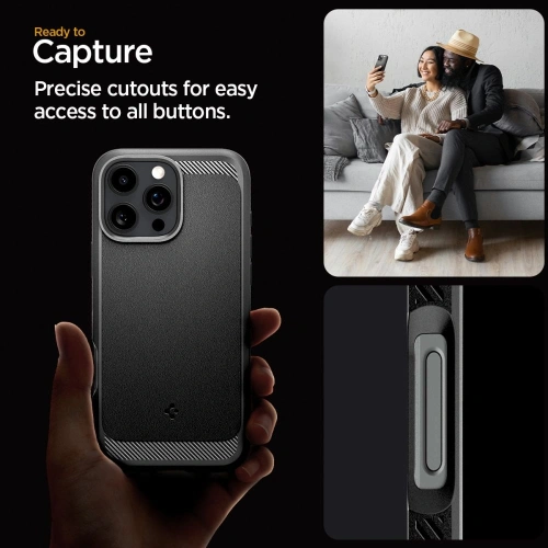 Kup Spigen Rugged Armor Mag MagSafe Apple iPhone 16 Pro Max Matt Fekete - SPN16358 - {ean13} - Sklep Home Screen
