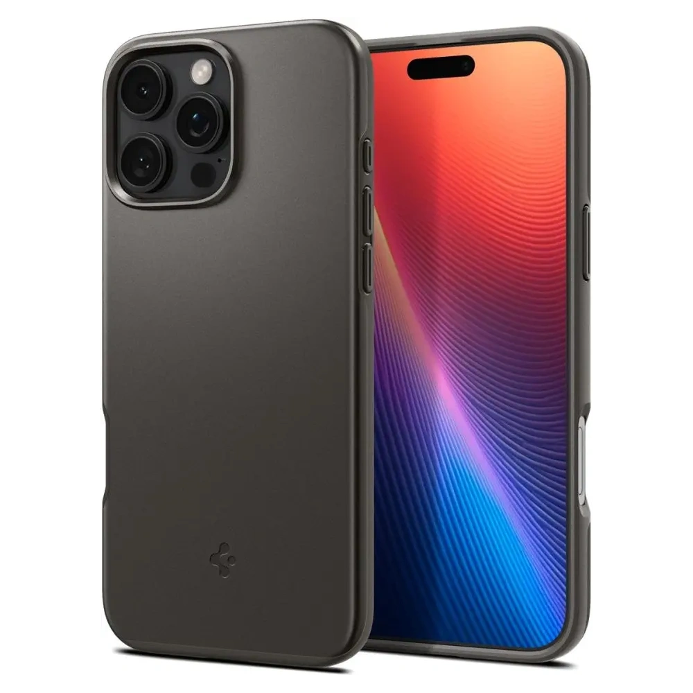 Etui Spigen Thin Fit Mag MagSafe Apple iPhone 16 Pro Max Gunmetal - iPhone 16 Pro Max - Spigen