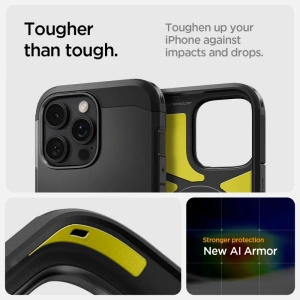 Kup Spigen Tough Armor Mag MagSafe Apple iPhone 16 Pro Max Schwarz - SPN16363 - {ean13} - Sklep Home Screen