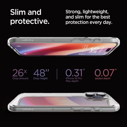 Kup Spigen Ultra Hybrid Apple iPhone 16 Pro Max Crystal Clear - SPN16364 - {ean13} - Sklep Home Screen