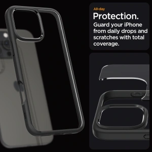 Kup Spigen Ultra Hybrid Apple iPhone 16 Pro Max Matt Schwarz - SPN16365 - {ean13} - Sklep Home Screen