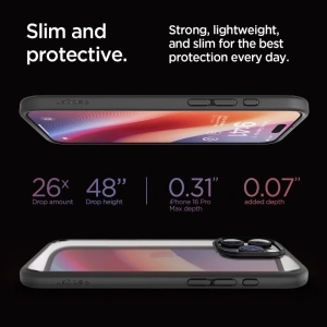 Kup Spigen Ultra Hybrid Apple iPhone 16 Pro Max Negru Mat - SPN16365 - {ean13} - Sklep Home Screen