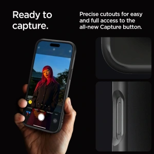 Kup Spigen Ultra Hybrid Apple iPhone 16 Pro Max Negru Înghețat - SPN16367 - {ean13} - Sklep Home Screen