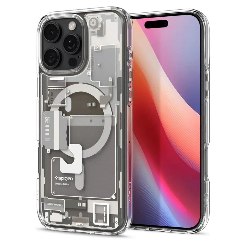 Etui Spigen Ultra Hybrid Mag MagSafe Apple iPhone 16 Pro Max Zero One Natural Titanium - iPhone 16 Pro Max - Spigen