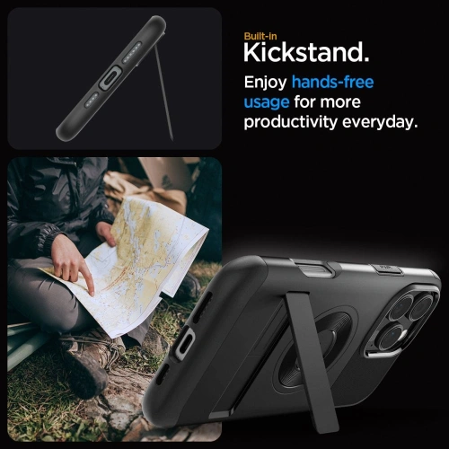 Kup Spigen Slim Armor Mag MagSafe Apple iPhone 16 Pro Max Schwarz - SPN16379 - {ean13} - Sklep Home Screen