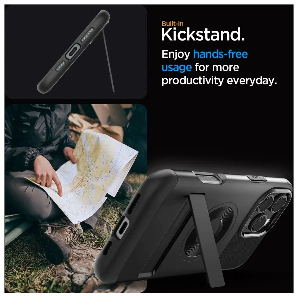 Etui Spigen Slim Armor Mag MagSafe Apple iPhone 16 Pro Max Black - iPhone 16 Pro Max - Spigen