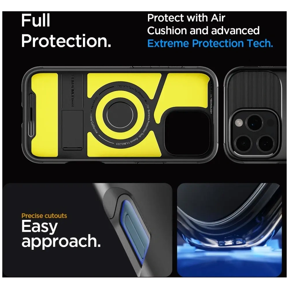 Etui Spigen Slim Armor Mag MagSafe Apple iPhone 16 Pro Max Black - iPhone 16 Pro Max - Spigen