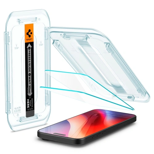 Kup Szkło hartowane Spigen GLAS.tR ez Fit Apple iPhone 16 Pro Max Clear [2 PACK] - SPN16380 - {ean13} - Sklep Home Screen