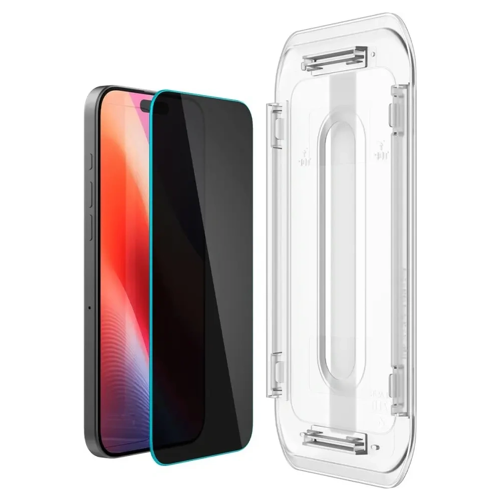 Szkło prywatyzujące Spigen GLAS.tR ez Fit Apple iPhone 16 Pro Max Privacy [2 PACK] - iPhone 16 Pro Max - Spigen