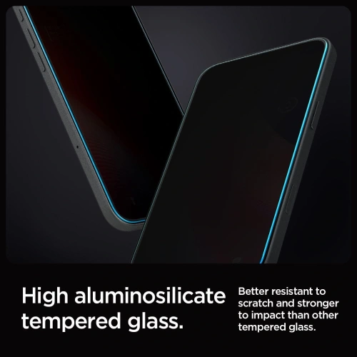 Kup Spigen GLAS.tR ez Fit Apple iPhone 16 Pro Max Datenschutz [2 PACK] - SPN16381 - {ean13} - Sklep Home Screen