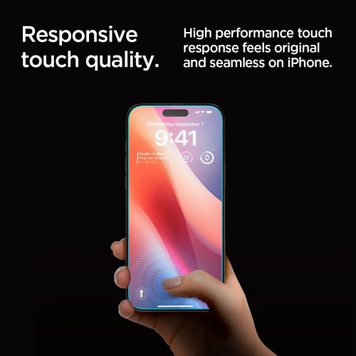 Kup Spigen GLAS.tR ez Fit Apple iPhone 16 Pro Max Datenschutz [2 PACK] - SPN16381 - {ean13} - Sklep Home Screen