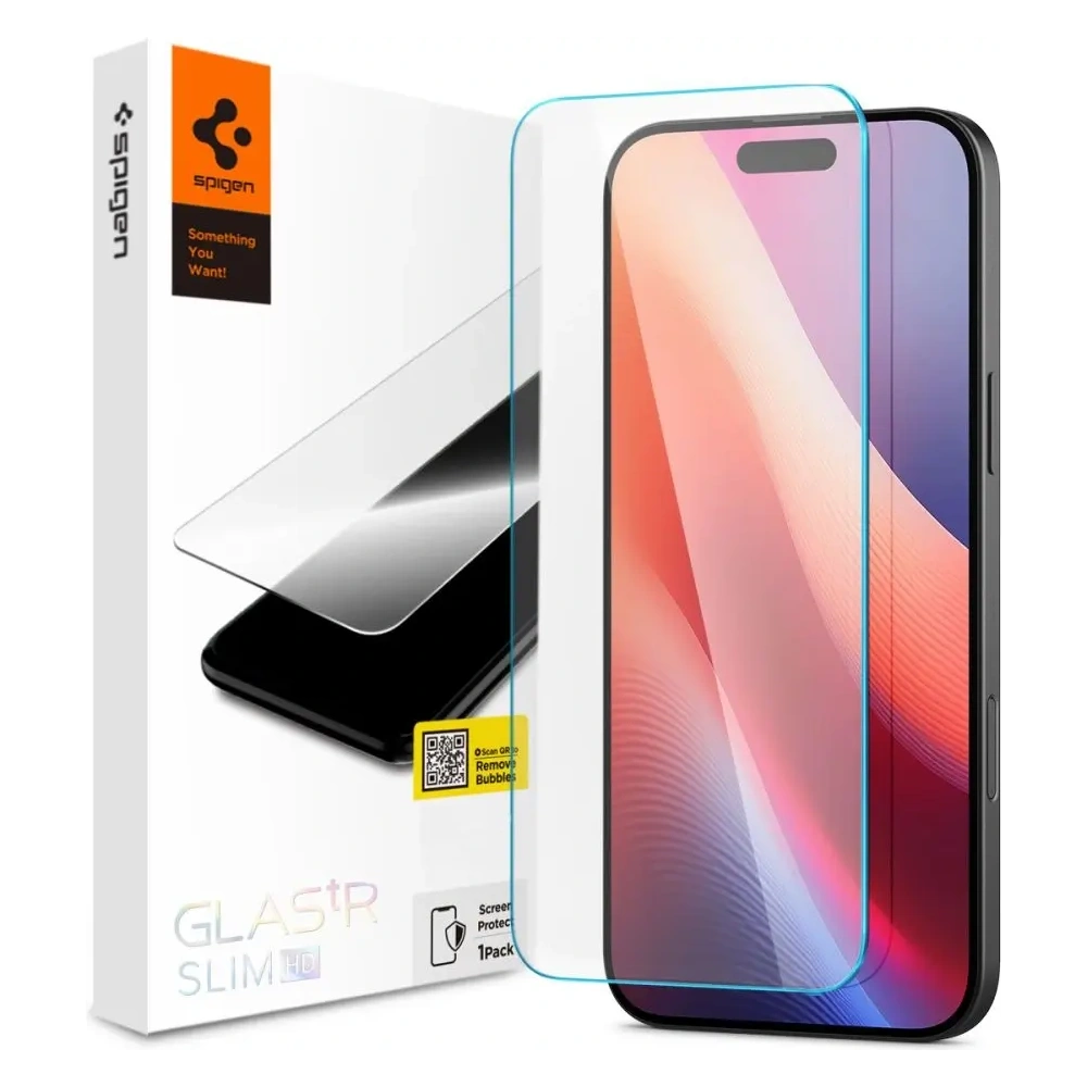Szkło hartowane Spigen GLAS.tR Slim Apple iPhone 16 Pro Max Clear - iPhone 16 Pro Max - Spigen