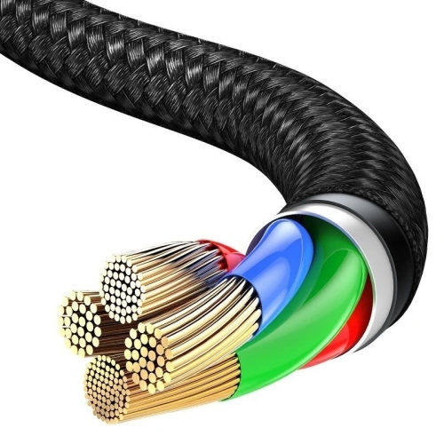 Buy Baseus halo data cable Type-C PD2.0 60W (20V 3A) 0.5m Black - BSU1001BLK - {ean13} - Home Screen Store Europe
