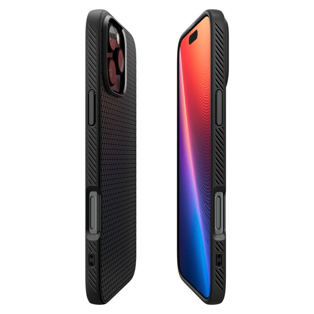 Etui Spigen Liquid Air Apple iPhone 16 Pro Matte Black - iPhone 16 Pro - Spigen