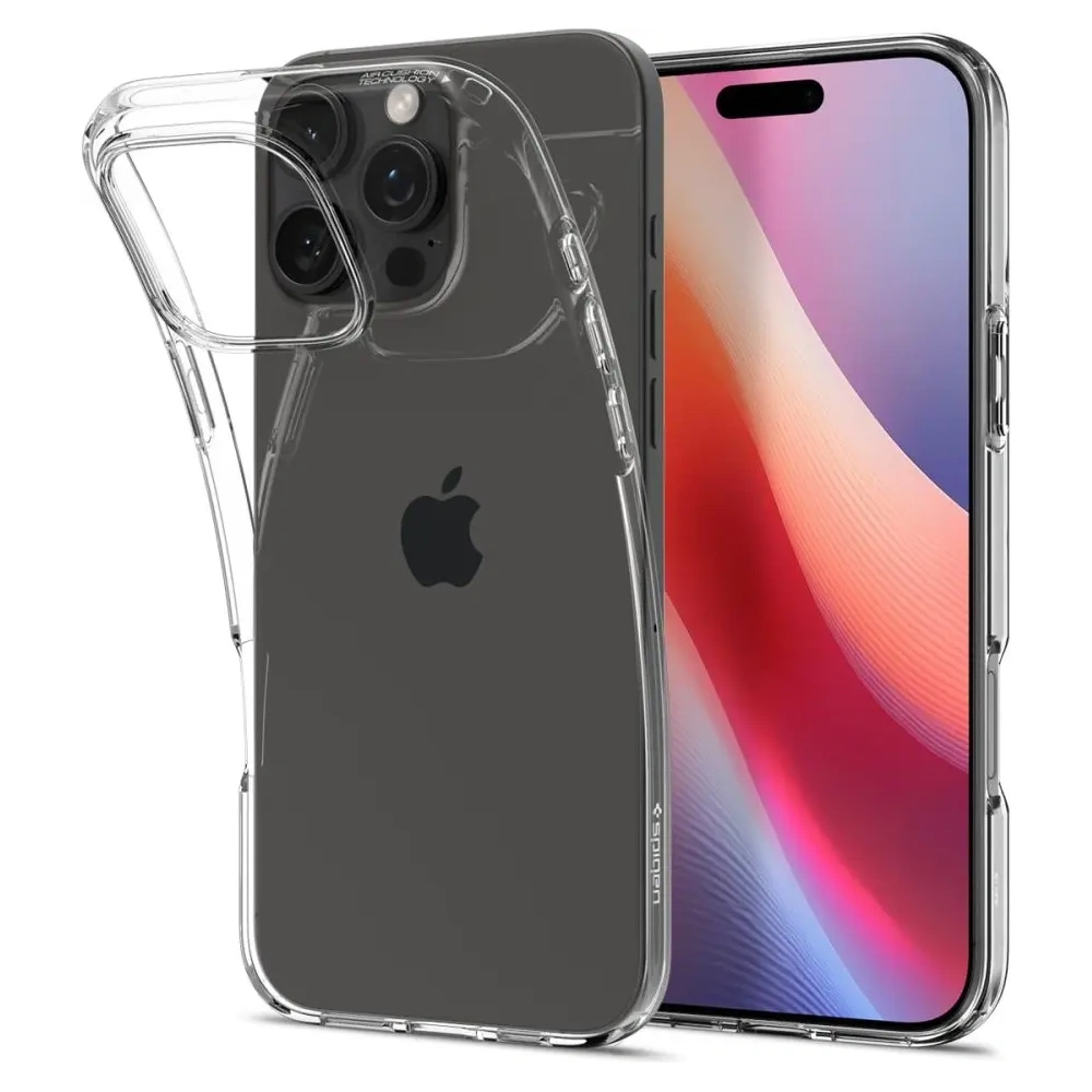 Etui Spigen Liquid Crystal Apple iPhone 16 Pro Crystal Clear - iPhone 16 Pro - Spigen