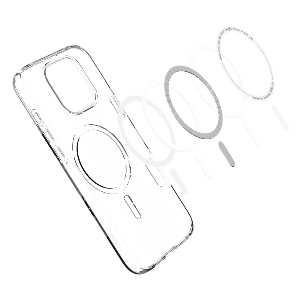 Etui Spigen Liquid Crystal Mag MagSafe Apple iPhone 16 Pro Clear - iPhone 16 Pro - Spigen