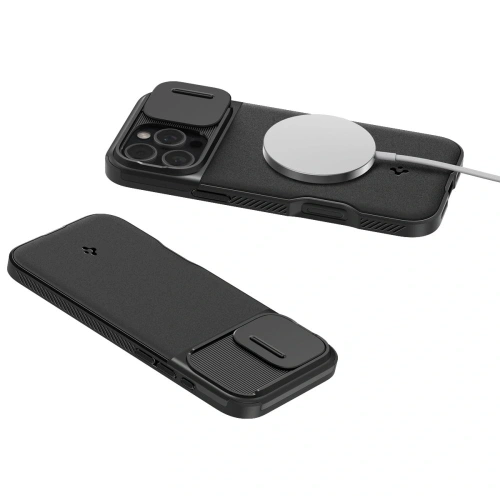 Kup Spigen Optik Armor Mag MagSafe Apple iPhone 16 Pro Fekete - SPN16391 - {ean13} - Sklep Home Screen
