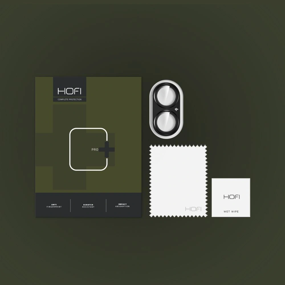 Szkło na obiektyw aparatu Hofi Fullcam Pro+ Apple iPhone 16 / 16 Plus Black - iPhone 16 Plus - Hofi