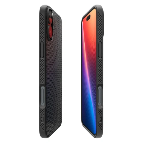 Kup Etui Spigen Liquid Air Apple iPhone 16 Plus Matte Black - SPN16393 - {ean13} - Sklep Home Screen