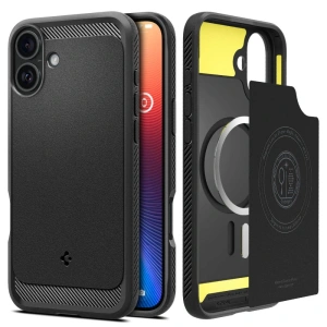 Buy Spigen Rugged Armor Mag Magsafe Apple iPhone 16 Plus Matte Black - SPN16396 - {ean13} - Home Screen Store Europe