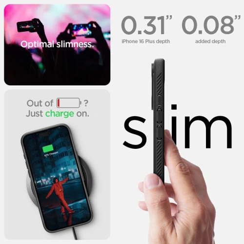 Kup Spigen Rugged Armor Mag Magsafe Apple iPhone 16 Plus matně černá - SPN16396 - {ean13} - Sklep Home Screen