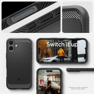 Kup Spigen Rugged Armor Mag Magsafe Apple iPhone 16 Plus Negru Mat - SPN16396 - {ean13} - Sklep Home Screen