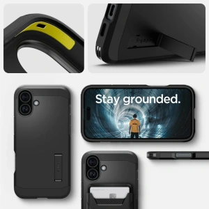 Kup Spigen Tough Armor Mag Magsafe Apple iPhone 16 Plus Černá - SPN16398 - {ean13} - Sklep Home Screen