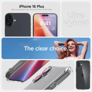 Buy Spigen Ultra Hybrid Apple iPhone 16 Plus Crystal Clear - SPN16399 - {ean13} - Home Screen Store Europe