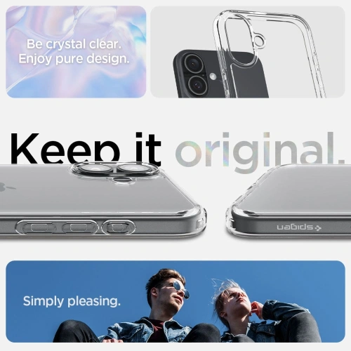 Kup Etui Spigen Ultra Hybrid Apple iPhone 16 Plus Crystal Clear - SPN16399 - {ean13} - Sklep Home Screen