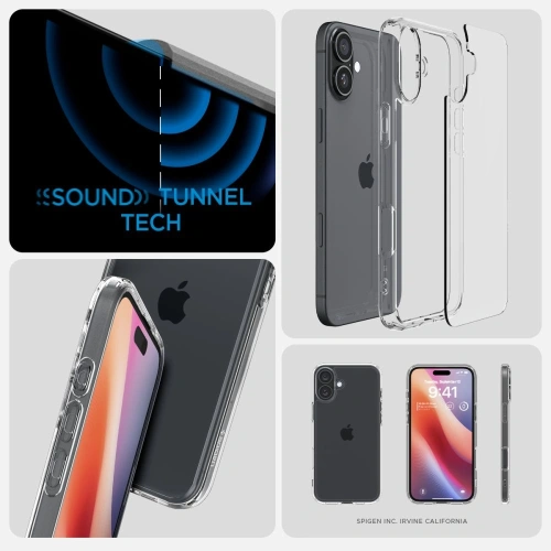Kup Etui Spigen Ultra Hybrid Apple iPhone 16 Plus Crystal Clear - SPN16399 - {ean13} - Sklep Home Screen
