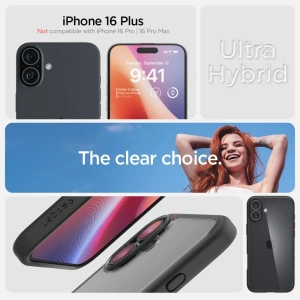 Kup Spigen Ultra Hybrid Apple iPhone 16 Plus Negru Mat - SPN16400 - {ean13} - Sklep Home Screen