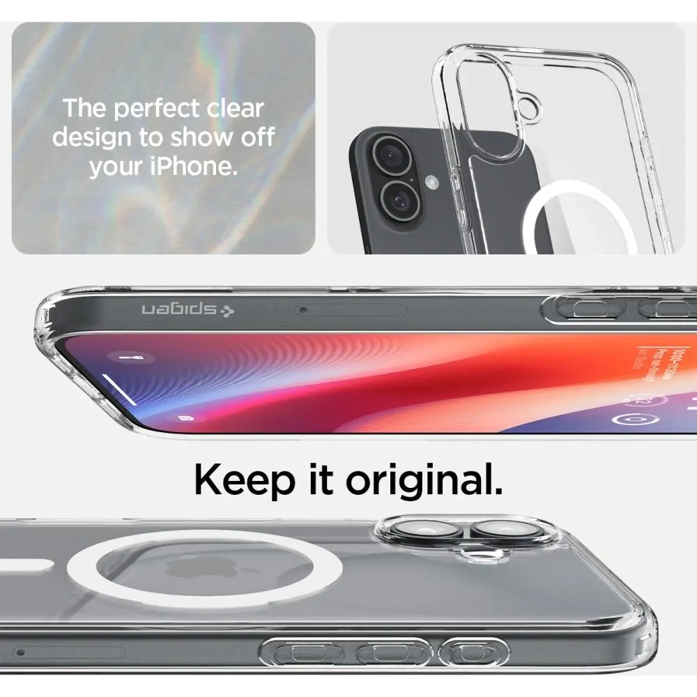 Etui Spigen Ultra Hybrid Mag Magsafe Apple iPhone 16 Plus White - iPhone 16 Plus - Spigen