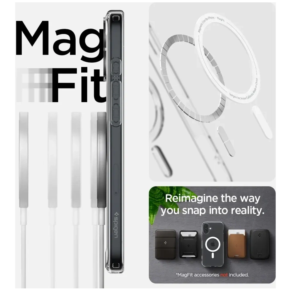 Etui Spigen Ultra Hybrid Mag Magsafe Apple iPhone 16 Plus White - iPhone 16 Plus - Spigen
