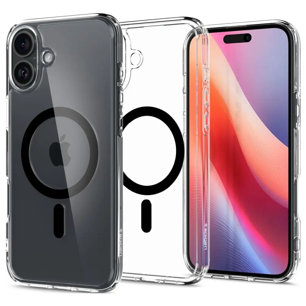 Etui Spigen Ultra Hybrid Mag Magsafe Apple iPhone 16 Plus Black - iPhone 16 Plus - Spigen