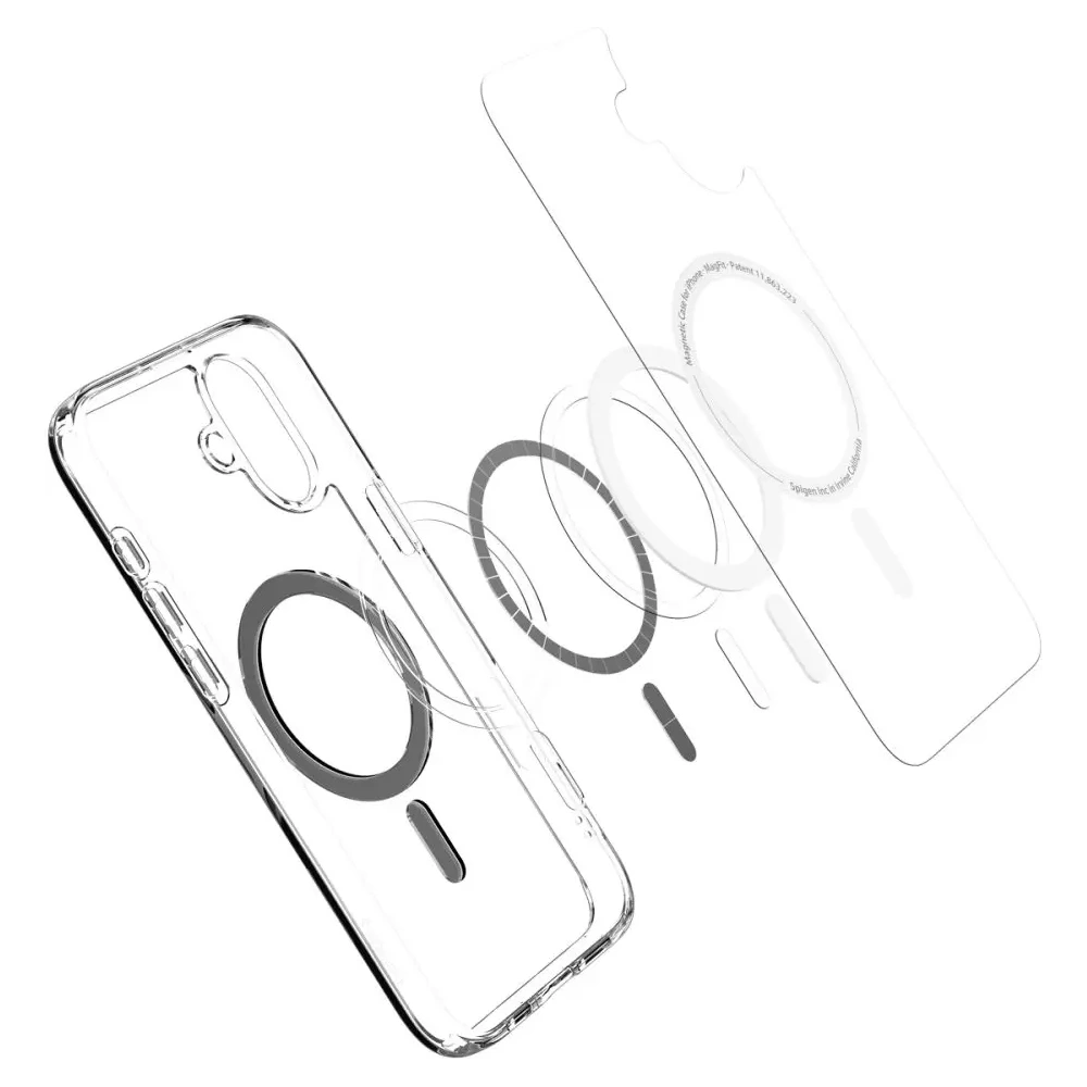 Etui Spigen Ultra Hybrid Mag Magsafe Apple iPhone 16 Plus Black - iPhone 16 Plus - Spigen