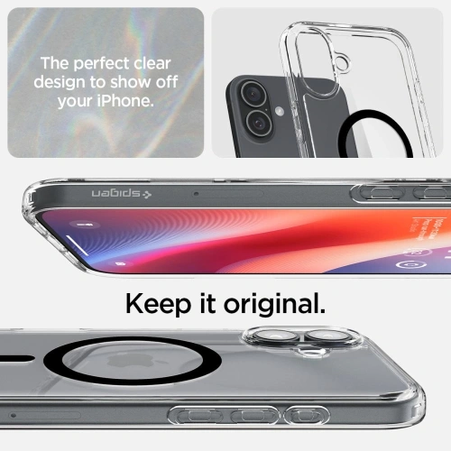 Kup Etui Spigen Ultra Hybrid Mag Magsafe Apple iPhone 16 Plus Black - SPN16402 - {ean13} - Sklep Home Screen