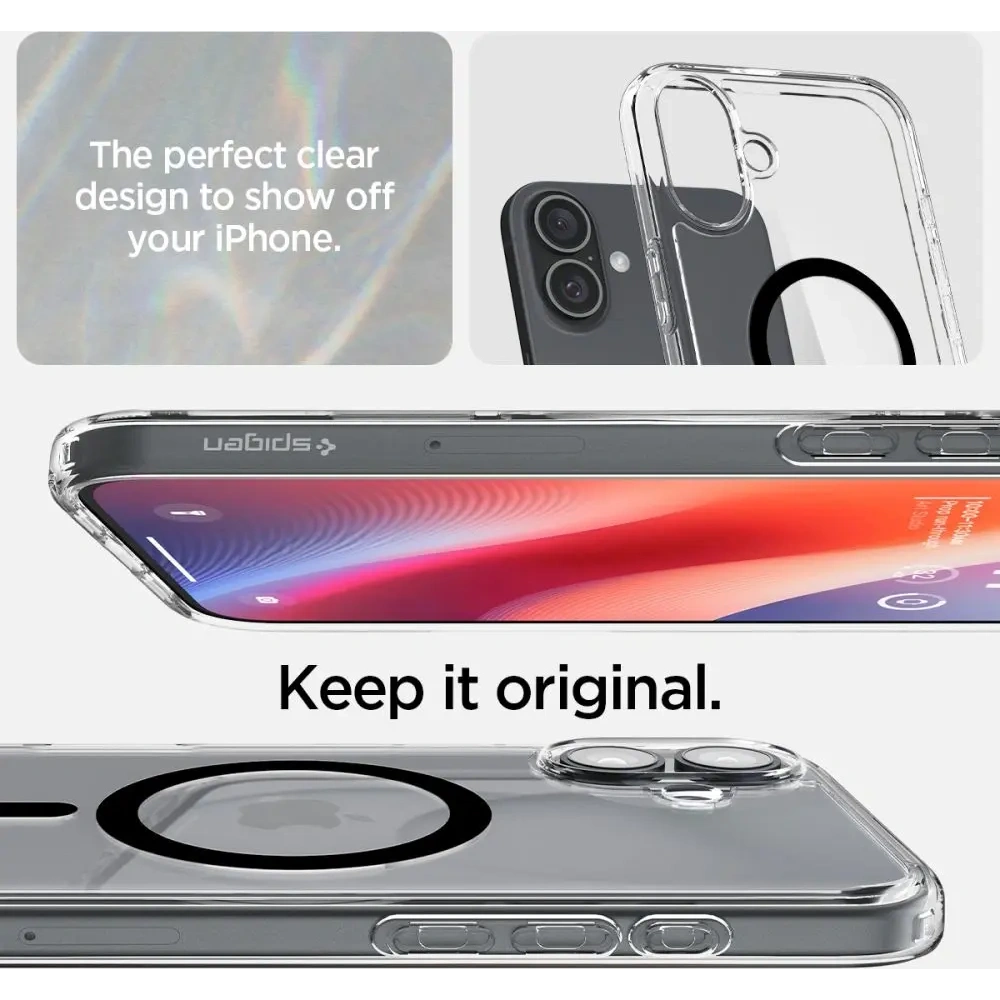 Etui Spigen Ultra Hybrid Mag Magsafe Apple iPhone 16 Plus Black - iPhone 16 Plus - Spigen